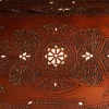 Vintage Wood Console Table | Elegant Walnut Wood & Mother of Pearls