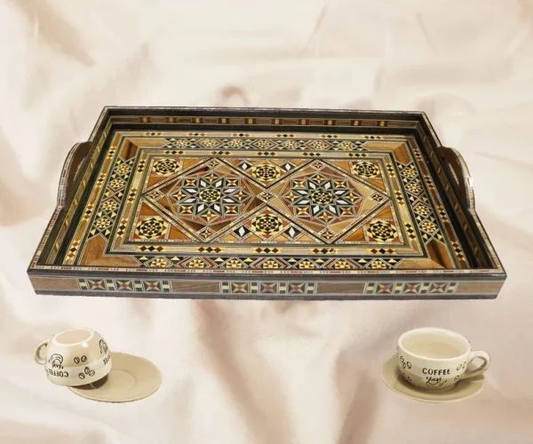 IMG-20250325-WA0016 Handmade mosaic rectangular tray set inlaid with mother-of-pearl