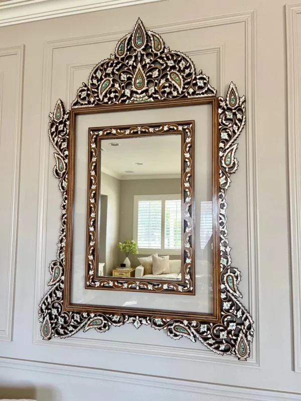 WhatsApp Image 2025-03-07 at 01.46.37_73061b9d Masterpiece Wooden Wall Mirror with Handcrafted Mother of Pearl Inlay