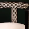 Handmade black chair set inlaid with natural mother-of-pearl (Diamond)