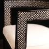 Handmade black chair set inlaid with natural mother-of-pearl (Diamond)
