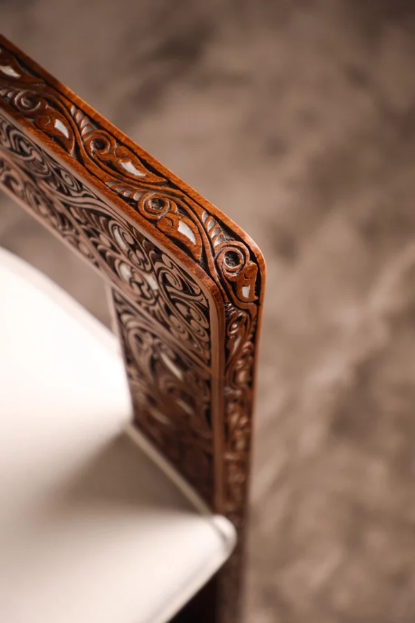 IMG-20250417-WA0055 Chair set, handcrafted with Fatimid engraving and inlaid with natural mother-of-pearl (Jasmine)