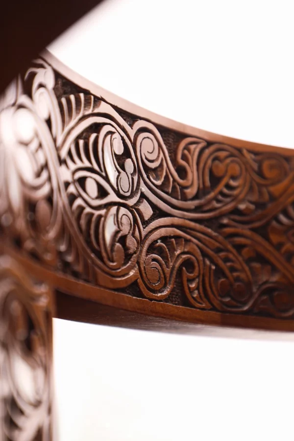 IMG-20250417-WA0057 Chair set, handcrafted with Fatimid engraving and inlaid with natural mother-of-pearl (Jasmine)
