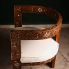 Chair set, handcrafted with Fatimid engraving and inlaid with natural mother-of-pearl (Jasmine)