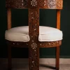Chair set, handcrafted with Fatimid engraving and inlaid with natural mother-of-pearl (Jasmine)