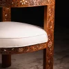 Chair set, handcrafted with Fatimid engraving and inlaid with natural mother-of-pearl (Jasmine)