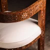 Chair set, handcrafted with Fatimid engraving and inlaid with natural mother-of-pearl (Jasmine)