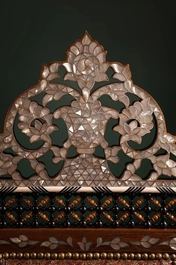 IMG-20250417-WA0077 Luxury handmade Damascene living room set inlaid with natural pearls (Damascus)