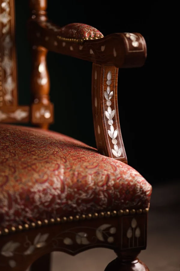 IMG-20250417-WA0079 Luxury handmade Damascene living room set inlaid with natural pearls (Damascus)
