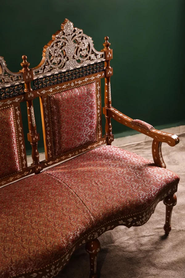 IMG-20250417-WA0092 Luxury handmade Damascene living room set inlaid with natural pearls (Damascus)
